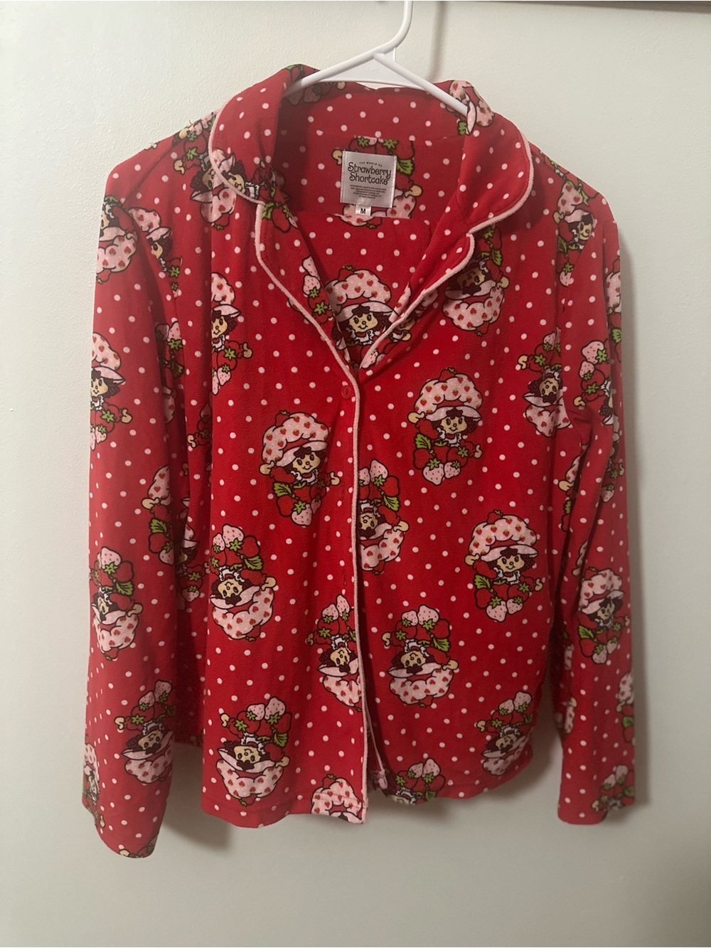 Strawberry Shortcake Red Plush Pajama